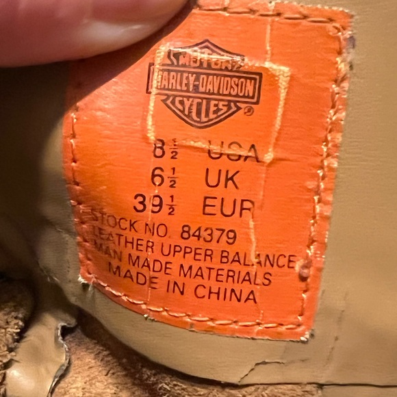 SOLD 8.5 Ladies Harley Davidson Studded Harness Boots - Picture 8 of 16